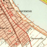 United States Geological Survey Plaquemine, LA (1953, 24000-Scale) digital map