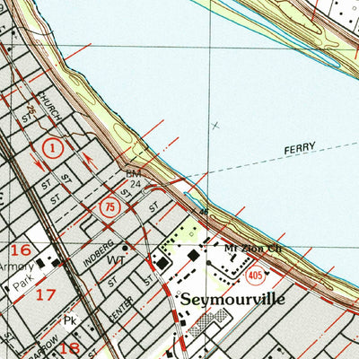 United States Geological Survey Plaquemine, LA (1992, 24000-Scale) digital map