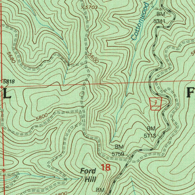 United States Geological Survey Plaskett Meadows, CA (1995, 24000-Scale) digital map