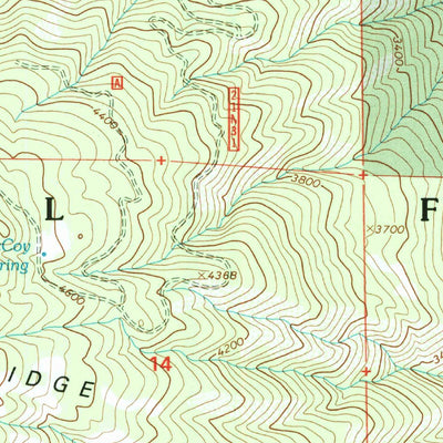 United States Geological Survey Plaskett Ridge, CA (1996, 24000-Scale) digital map