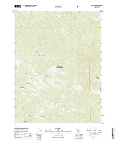 United States Geological Survey Plaskett Ridge, CA (2021, 24000-Scale) digital map