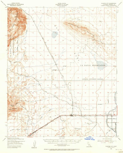 United States Geological Survey Plaster City, CA (1940, 62500-Scale) digital map