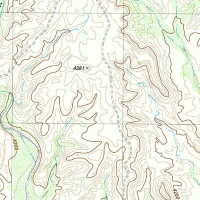 United States Geological Survey Plata NE, TX (1983, 24000-Scale) digital map