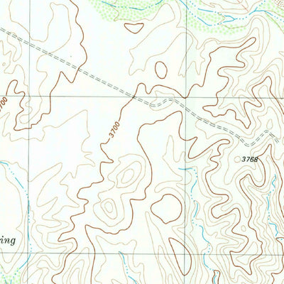 United States Geological Survey Plata, TX (1983, 24000-Scale) digital map