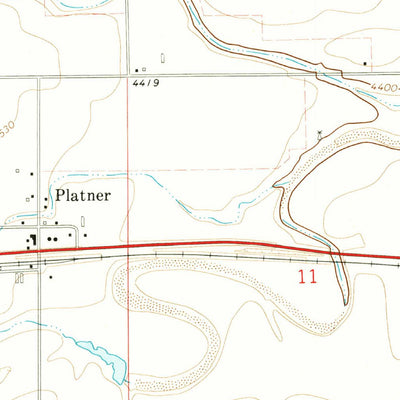United States Geological Survey Platner, CO (1973, 24000-Scale) digital map