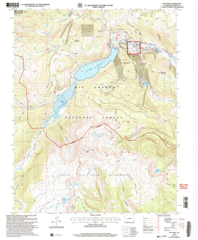 United States Geological Survey Platoro, CO (2001, 24000-Scale) digital map