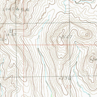 United States Geological Survey Platt Well, AZ (1986, 24000-Scale) digital map