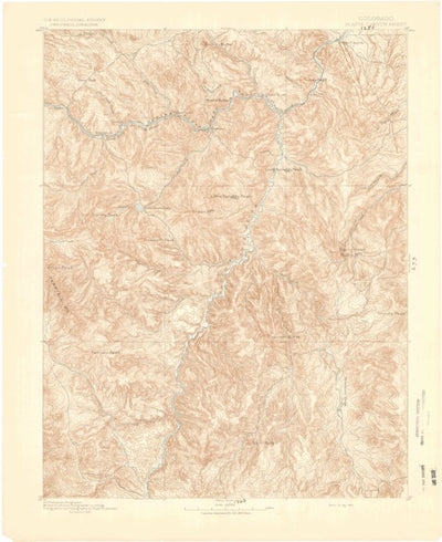 United States Geological Survey Platte Canyon, CO (1893, 125000-Scale) digital map