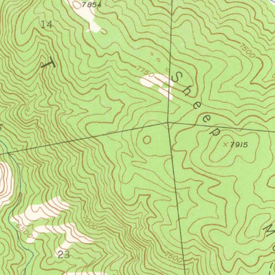 United States Geological Survey Platte Canyon, CO (1945, 24000-Scale) digital map