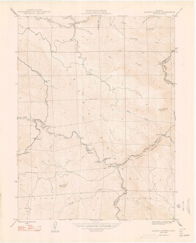 United States Geological Survey Platte Canyon, CO (1948, 24000-Scale) digital map