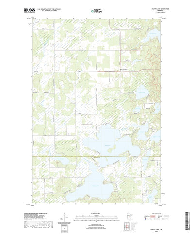 United States Geological Survey Platte Lake, MN (2022, 24000-Scale) digital map
