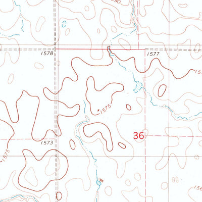 United States Geological Survey Platte Lake, SD (1979, 24000-Scale) digital map