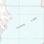 United States Geological Survey Platte Lake, SD (1979, 24000-Scale) digital map