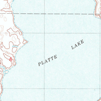 United States Geological Survey Platte Lake, SD (1979, 24000-Scale) digital map