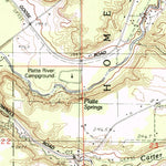 United States Geological Survey Platte River, MI (1983, 25000-Scale) digital map