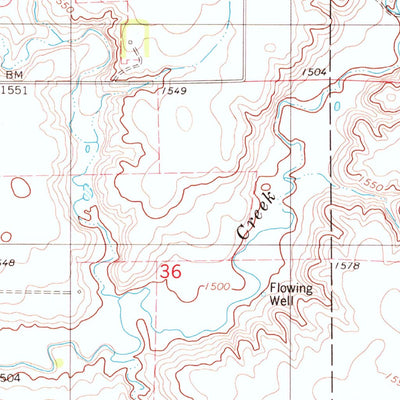 United States Geological Survey Platte, SD (1979, 24000-Scale) digital map
