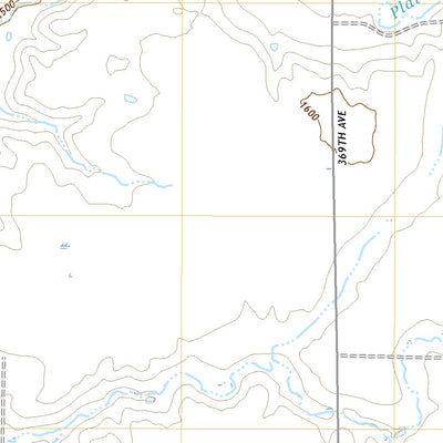 United States Geological Survey Platte, SD (2021, 24000-Scale) digital map