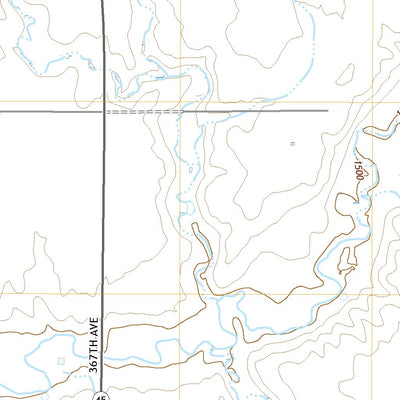United States Geological Survey Platte, SD (2021, 24000-Scale) digital map