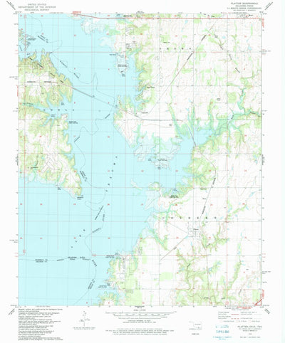 United States Geological Survey Platter, OK-TX (1982, 24000-Scale) digital map
