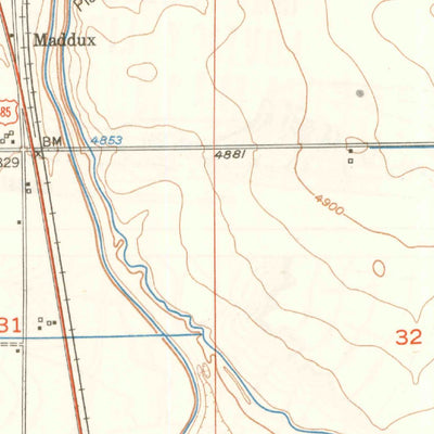 United States Geological Survey Platteville, CO (1950, 24000-Scale) digital map