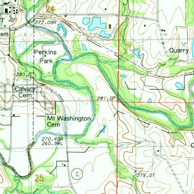 United States Geological Survey Plattsburg, MO (1984, 24000-Scale) digital map