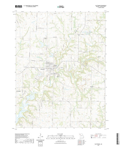 United States Geological Survey Plattsburg, MO (2021, 24000-Scale) digital map