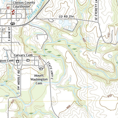 United States Geological Survey Plattsburg, MO (2021, 24000-Scale) digital map