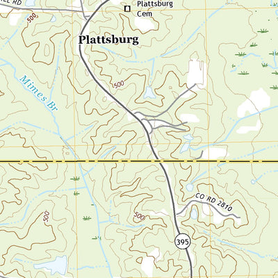 United States Geological Survey Plattsburg, MS (2020, 24000-Scale) digital map