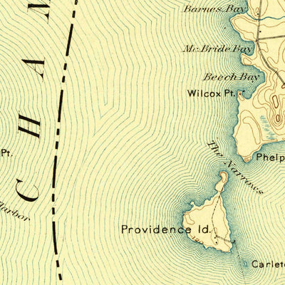 United States Geological Survey Plattsburgh, NY-VT (1894, 62500-Scale) digital map
