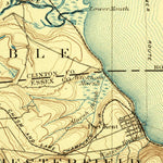 United States Geological Survey Plattsburgh, NY-VT (1894, 62500-Scale) digital map