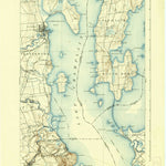 United States Geological Survey Plattsburgh, NY-VT (1906, 62500-Scale) digital map