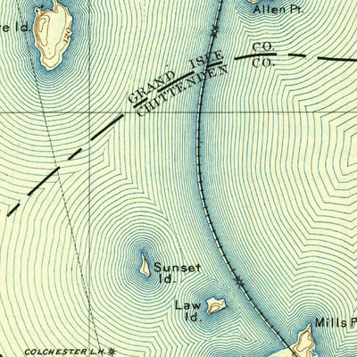 United States Geological Survey Plattsburgh, NY-VT (1906, 62500-Scale) digital map