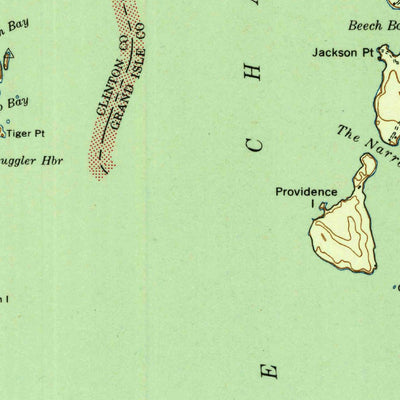 United States Geological Survey Plattsburgh, NY-VT (1939, 62500-Scale) digital map