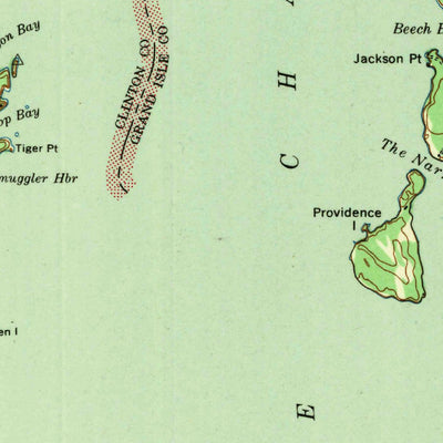 United States Geological Survey Plattsburgh, NY-VT (1941, 62500-Scale) digital map