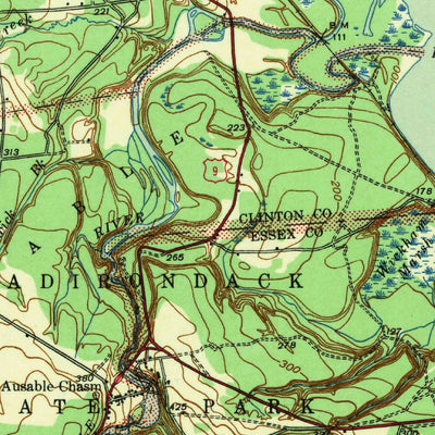 United States Geological Survey Plattsburgh, NY-VT (1941, 62500-Scale) digital map
