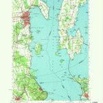United States Geological Survey Plattsburgh, NY-VT (1956, 62500-Scale) digital map