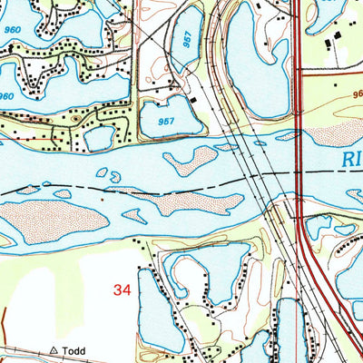 United States Geological Survey Plattsmouth, NE-IA (1994, 24000-Scale) digital map