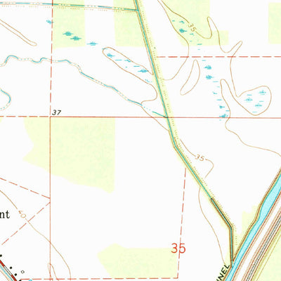 United States Geological Survey Plaucheville, LA (1968, 24000-Scale) digital map