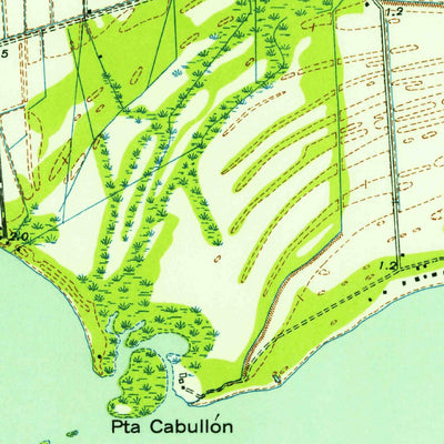 United States Geological Survey Playa De Ponce, PR (1952, 30000-Scale) digital map