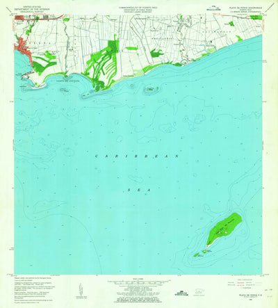 United States Geological Survey Playa De Ponce, PR (1962, 20000-Scale) digital map
