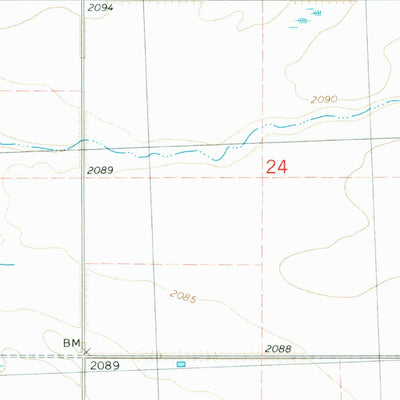 United States Geological Survey Plaza, ND (1980, 24000-Scale) digital map