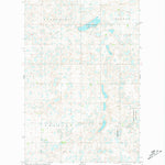 United States Geological Survey Plaza NE, ND (1980, 24000-Scale) digital map