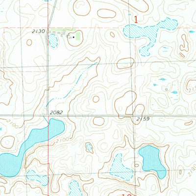 United States Geological Survey Plaza NW, ND (1981, 24000-Scale) digital map