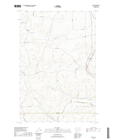 United States Geological Survey Plaza, WA (2020, 24000-Scale) digital map