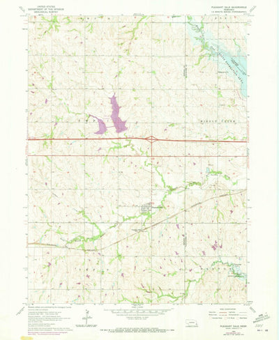 United States Geological Survey Pleasant Dale, NE (1964, 24000-Scale) digital map