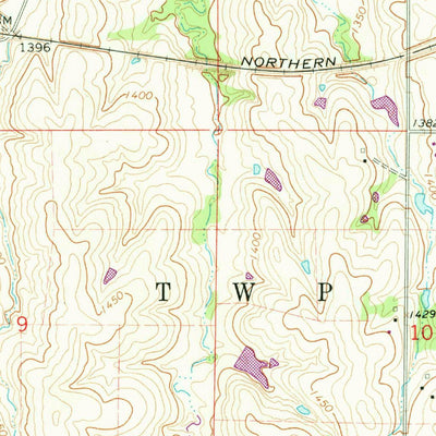 United States Geological Survey Pleasant Dale, NE (1964, 24000-Scale) digital map