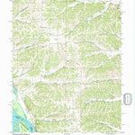 United States Geological Survey Pleasant Dale Valley, IL-MO (1993, 24000-Scale) digital map