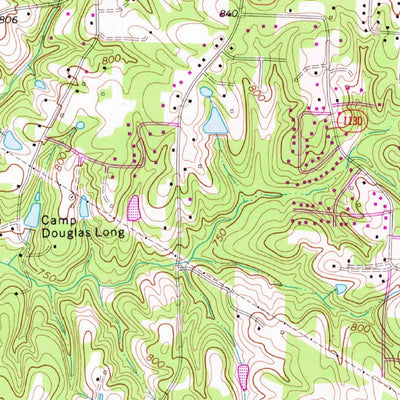 United States Geological Survey Pleasant Garden, NC (1970, 24000-Scale) digital map
