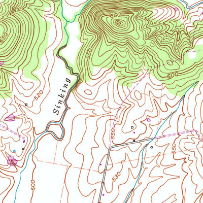 United States Geological Survey Pleasant Green Hill, KY (1957, 24000-Scale) digital map