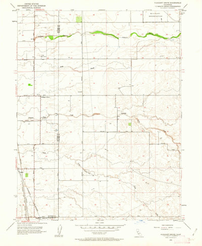 United States Geological Survey Pleasant Grove, CA (1953, 24000-Scale) digital map